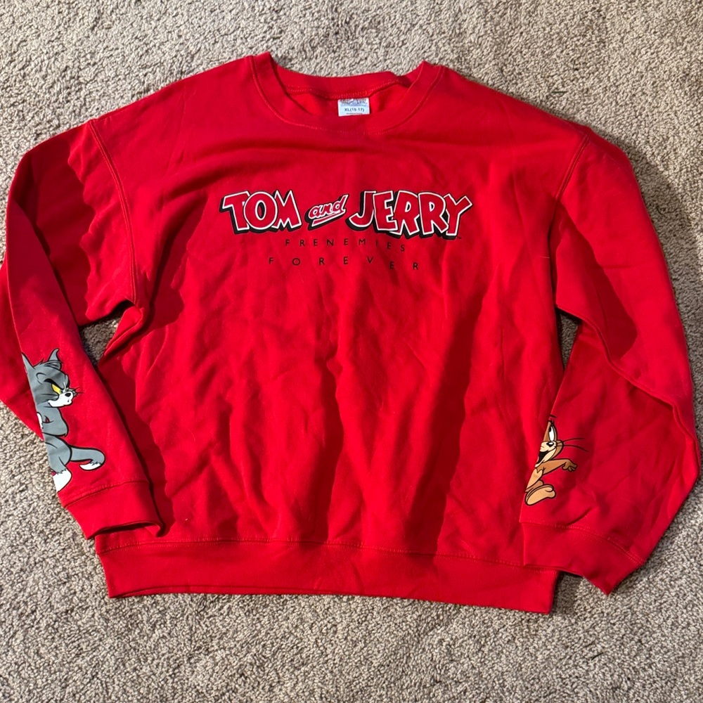 Tom and Jerry Red Sweater
